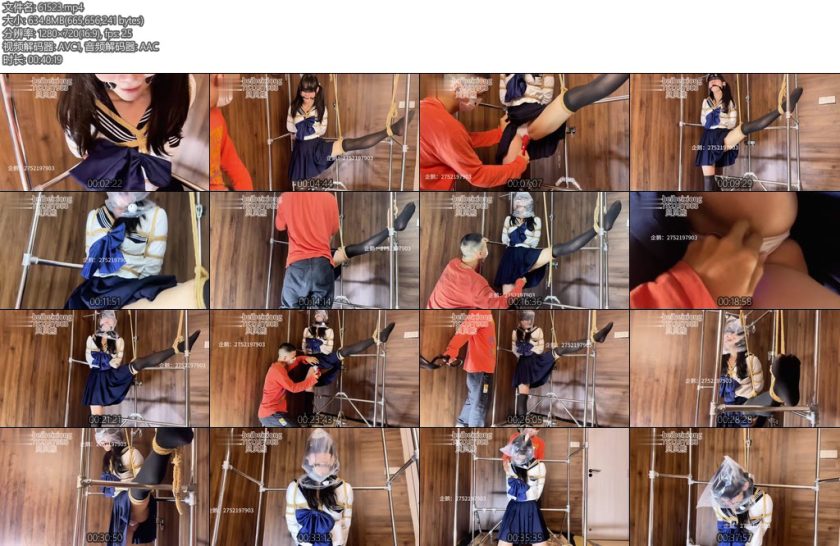 [贝贝熊] 严刑拷打逼问jk少女最终得不到有效情报秘密处决报复贝贝28-丝依依