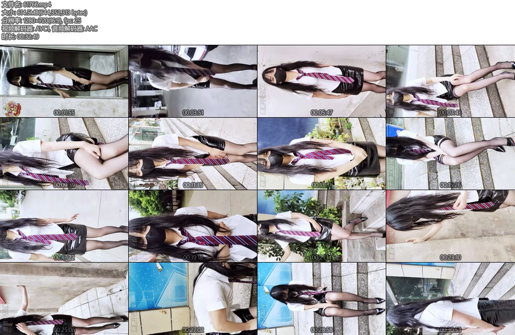 [栗栗子] 搔首弄姿的女网红04户外强高户外调教带伸缩假丁丁衬衫OL女网红包臀裙吊带黑丝高跟鞋-丝依依