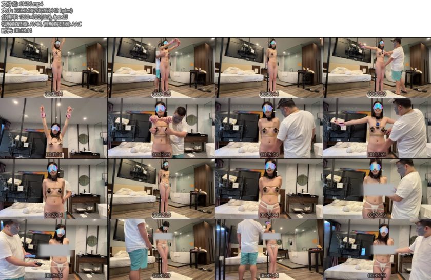 [zxbondage] 猫的开发日常2体罚电击项圈啵啵贝初体验37-丝依依
