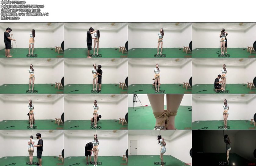 [三五小脚] 媚娘极限后手观音强高紧缚-丝依依