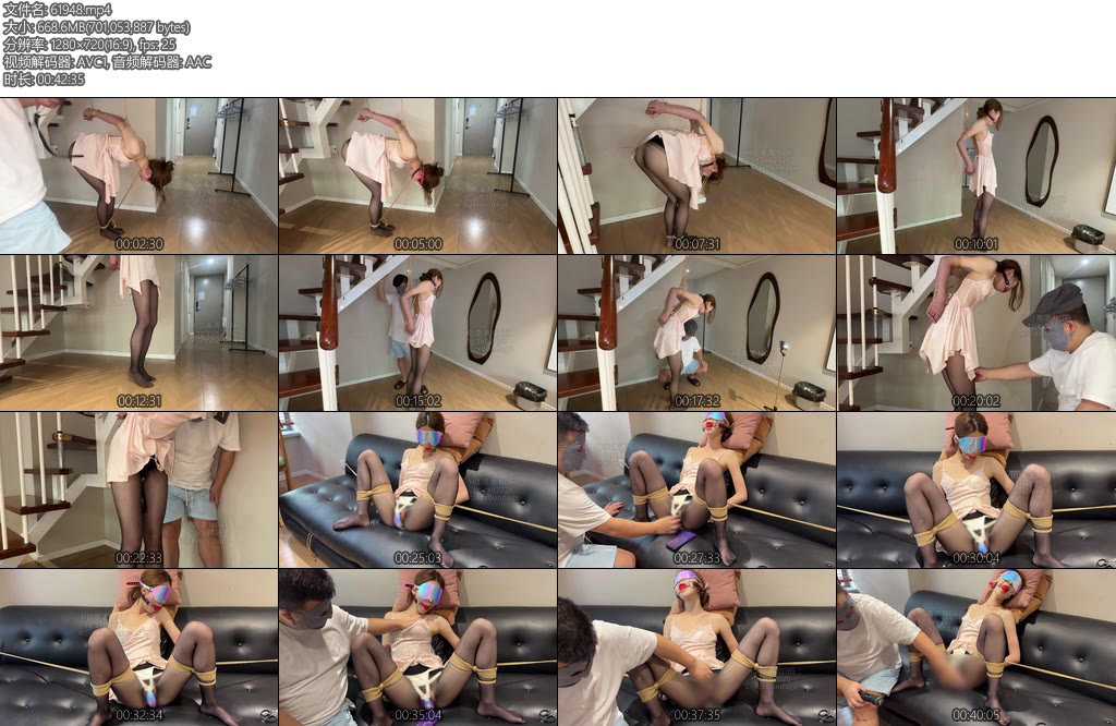 [zxbondage] 女大后直臂垫脚强高51-丝依依