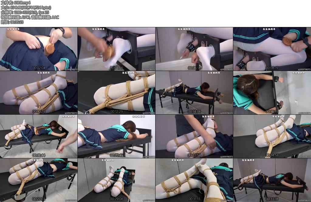 [灰太狼的羊] 刑床调教篇双马尾学妹体验刑床新玩法鞭打惩罚后被绑在刑床上挠痒痒拍摄新视角已解锁刑床SP口球挠痒痒分腿缚-丝依依
