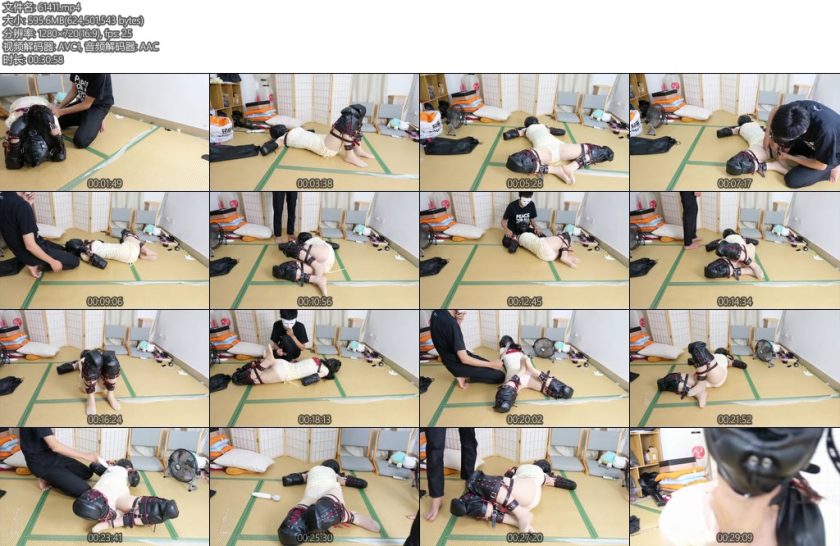 [云翎清风] 新模特小婉k9调教第三段真空床里的妹子-丝依依