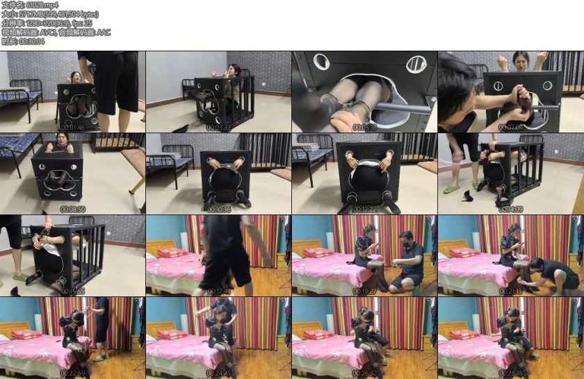 [绳屋藏娇] 囚笼玩法展示及捆绑-丝依依