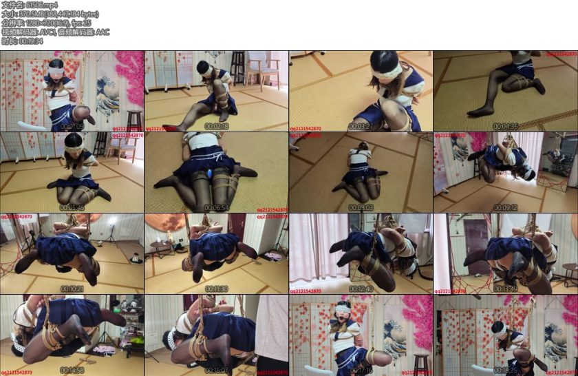 [悦感日记] 小鱼黑丝JK吊缚波波贝SPTK强制训练高chao-丝依依