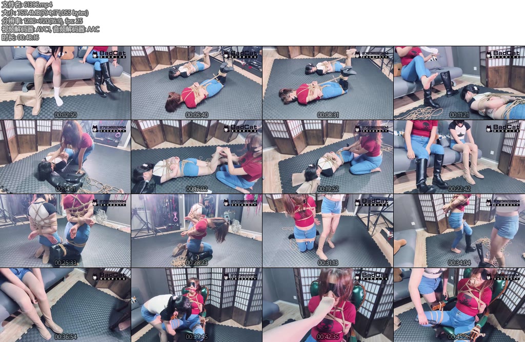[BadCat] 妙妙X依依X多比多人特摄剧情DID遇险少女美少女假面在挑选婚纱前一天惨遭双恶灵少女捆绑羞辱被玩弄的时候被迫和男友通电话-丝依依