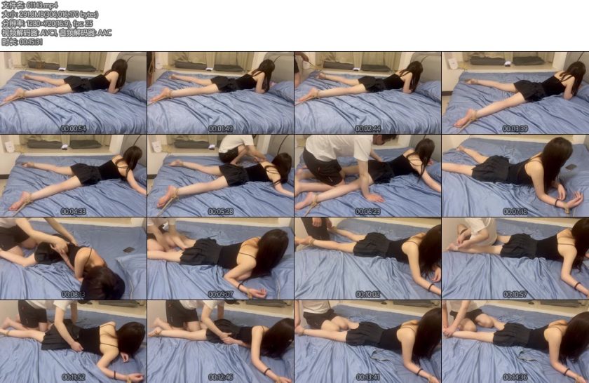 [密语原创] 大字型捆绑挠痒道具牙刷模特凡凡非常怕痒的一个挠就完了-丝依依