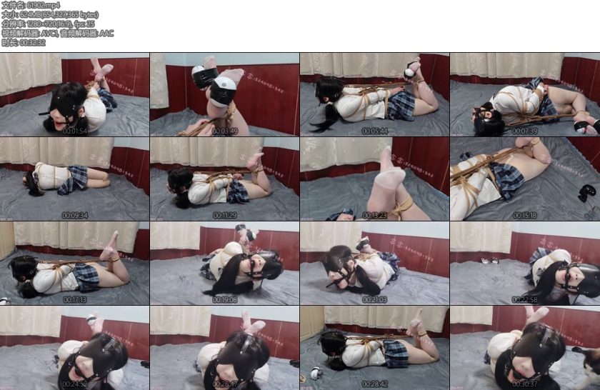[司念念] 念念极限四重折磨直臂驷马马具口球强制抬头啵啵贝强高按摩仪tk挠痒-丝依依