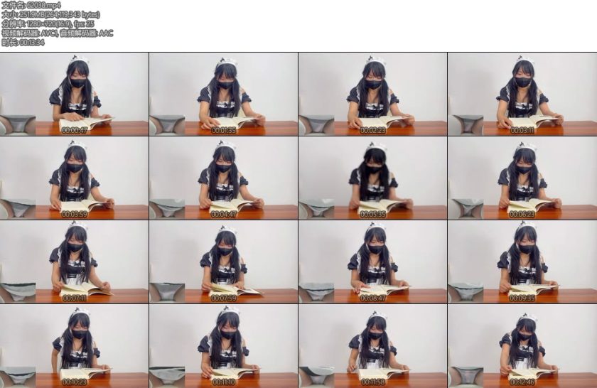 [栗栗子] 被玩弄的小女仆01女仆强高白丝女仆装快乐蛋假丁丁失禁-丝依依