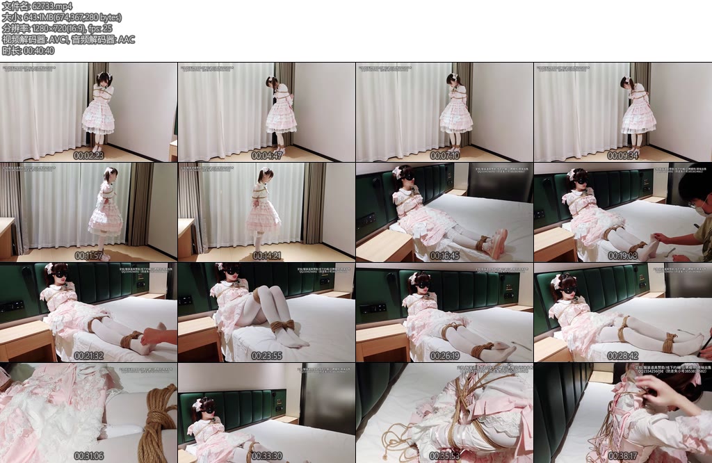 [XcTian] 小云首次尝试lolita站立挣扎移动床上被刺轮-丝依依