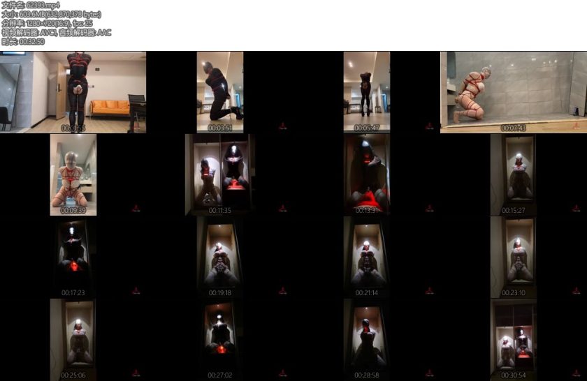 [CD伪娘] 小诡的自缚160黑无常与白无常-丝依依