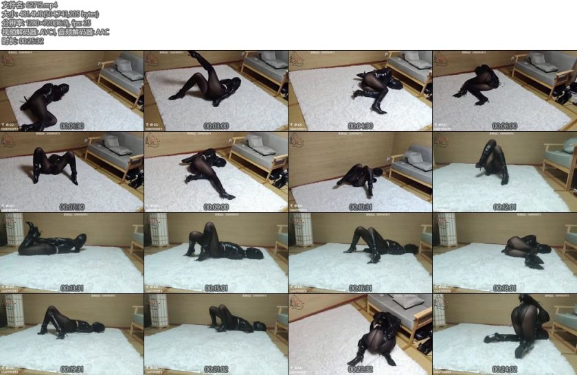 [夜鸣狐] YMH夜鸣狐感官封闭眼罩封闭头套挣扎呻吟戴着头套和单手套无法掌握自己呼吸权的小狐被从绳柱上放下继续努力挣扎尝试脱缚 完全是个废物呀逃脱大失败-丝依依