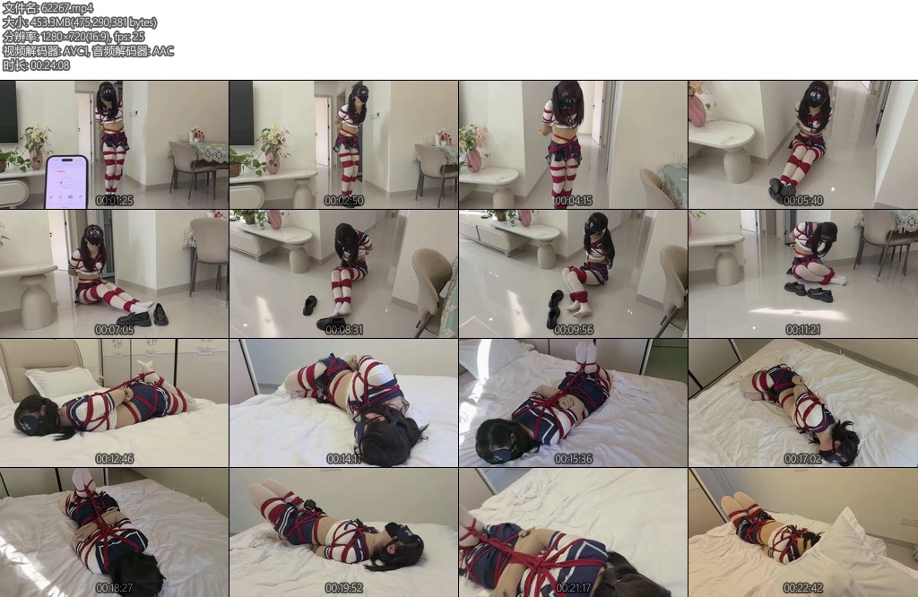 [氧柒罐罐] 罐罐连体肉丝JK白丝原来电击器真的能让人抽筋抽搐啊蛇缚小高手花式股绳全程电击挣扎驷马电击挣扎枕头捂口鼻窒息绝望尖叫吓死人了罐罐说她感觉全身抽搐抽筋话都说不出来-丝依依