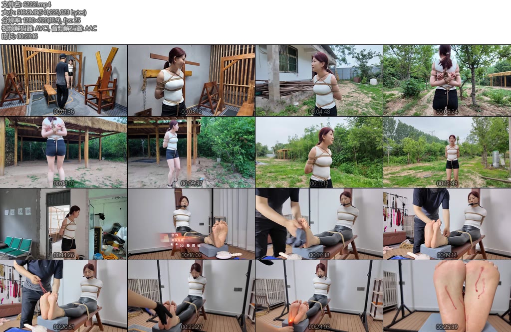 [李大侠] 幻想的一天之晓琴捆绑镣铐参观户外小院&老虎凳紧缚口水地狱洋具口塞堵嘴滴蜡TK虐足-丝依依