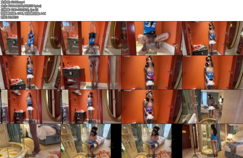 [zxbondage] 足球宝贝调教下声控电击乳夹垫脚64-丝依依