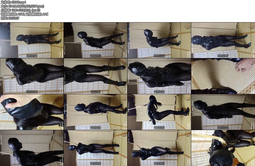 [夜鸣狐] 双层头套单手套感官封闭微剧情特工小狐潜行失败被抓住带上头套强制站立控制呼吸狠狠折磨绑起来调戏小狐真的不要呀大人-丝依依