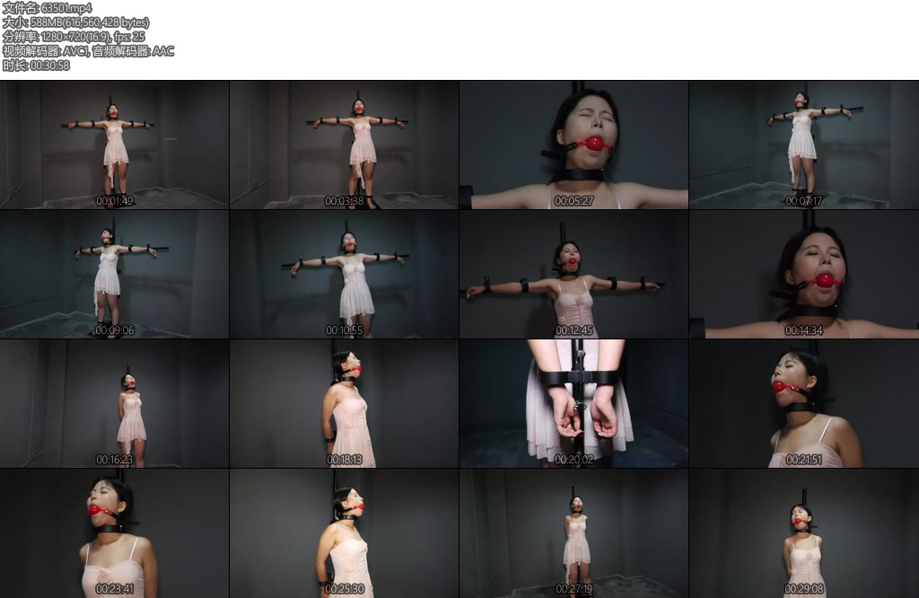 [胜景影视] 绳缚中原无法动弹的女M-丝依依