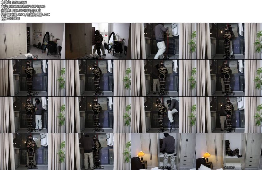 [亚洲绳艺] kilo黑丝旗袍全身紧缚高潮之后又被关进衣柜里放置-丝依依
