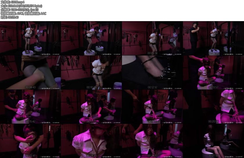 [一丝布狗] 布狗原创职业装黑丝紧缚鞭打模特直呼受不了森森第一次尝试海老缚表现得太好了中间有采访结尾有花絮-丝依依