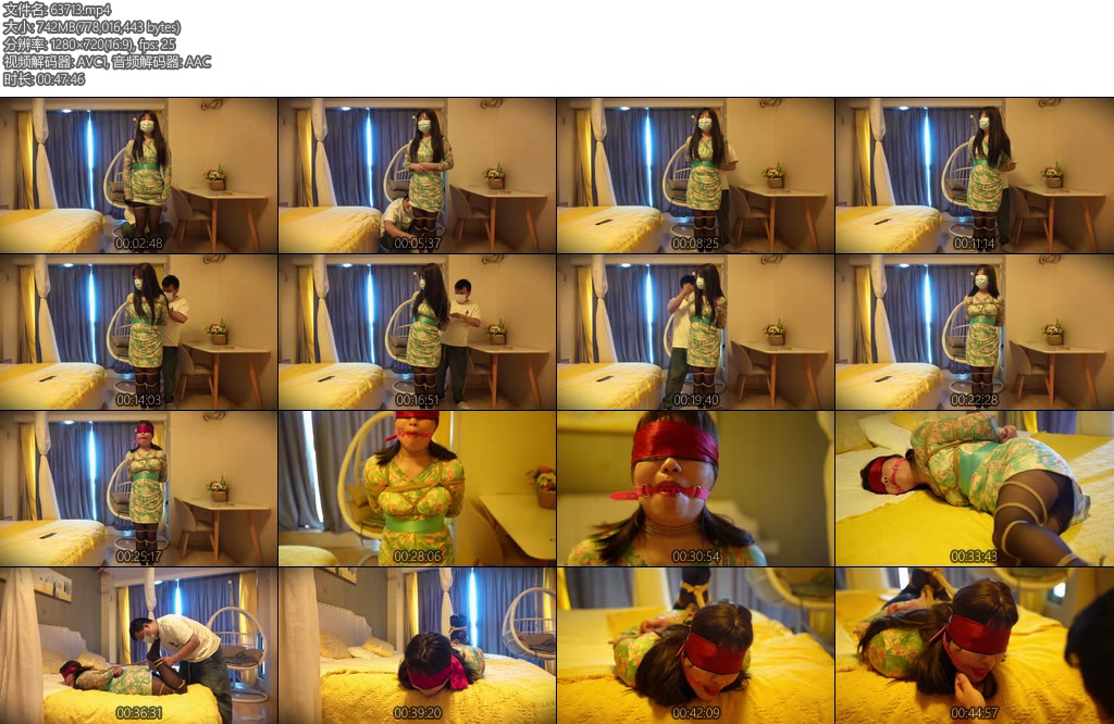 [忧郁的笨鸟] 喜欢被绑的女m一天不绑就浑身难受-丝依依