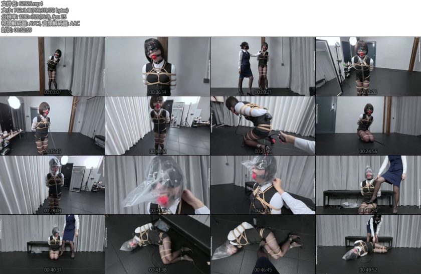[鹿角与猫爪] 工作中被女上司特殊关照的女下属上司就可以对下属为所欲为吗制服紧缚股绳勒紧下体与充气肛塞口球蒙眼拖着脚铐绕走一次又一次被套入塑料袋窒息直到被女上司玩弄发射出来-丝依依
