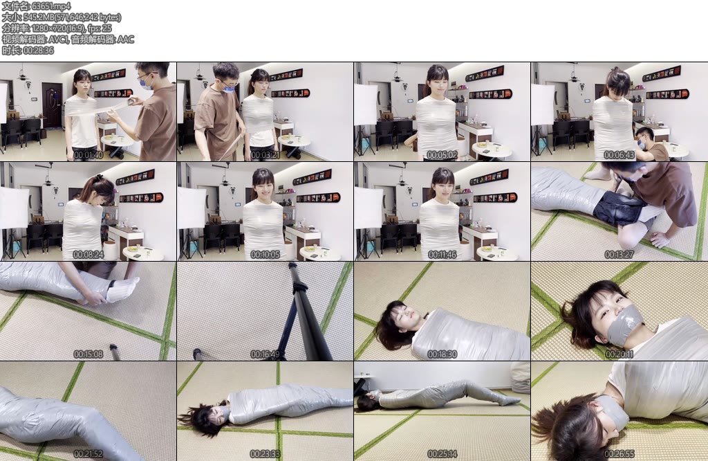 [默示录] 缚艺录小翡银色木乃伊严密封嘴-丝依依