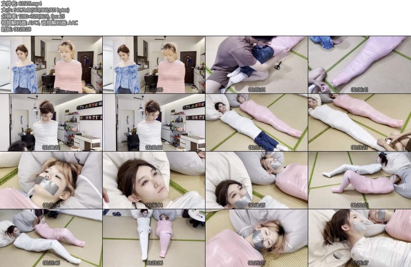 [默示录] 缚艺录小伟小左双人联动木乃伊-丝依依