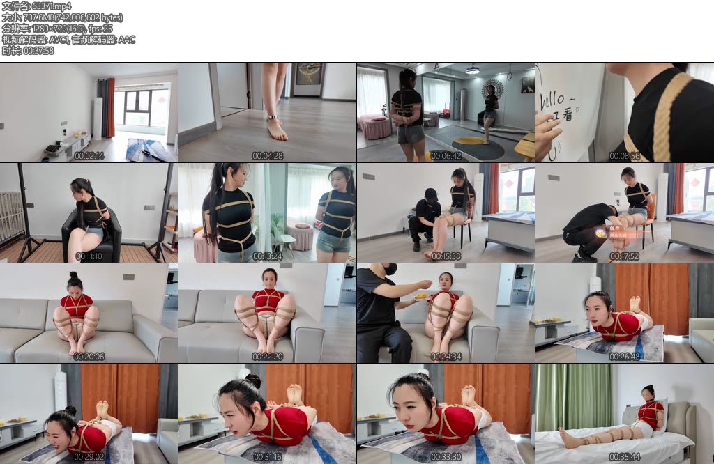 [李大侠] 紫涵主演奇妙的一天美女紫涵参观体验绳室M腿羞耻喂食驷马紧缚挠痒口球拘束-丝依依