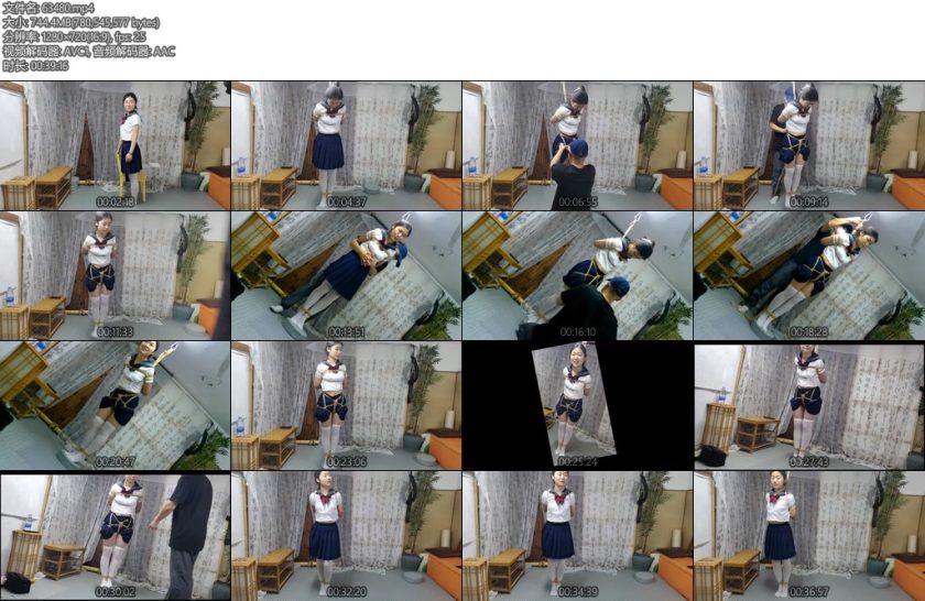 [魅影空间] 麦麦绳缚体验放置五花踮脚吊终于鼓起勇气来体验期待已久的紧缚爱好全程微喘耐绑柔韧感都颤抖中完成很有M潜质-丝依依