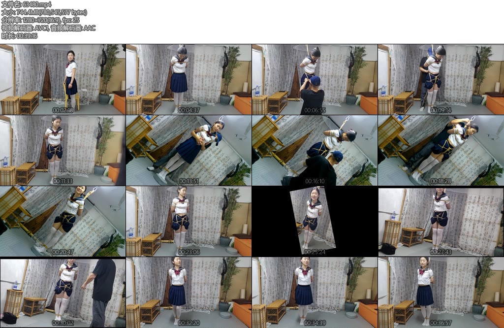 [魅影空间] 麦麦绳缚体验放置五花踮脚吊终于鼓起勇气来体验期待已久的紧缚爱好全程微喘耐绑柔韧感都颤抖中完成很有M潜质-丝依依