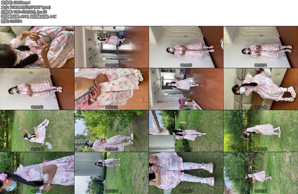 [布莱恩] Lolita女生的连体镣铐玩耍日常-丝依依