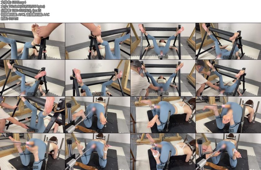 [亚洲绳艺] bondagefox foxbondage瑜伽教练美足调教20-丝依依