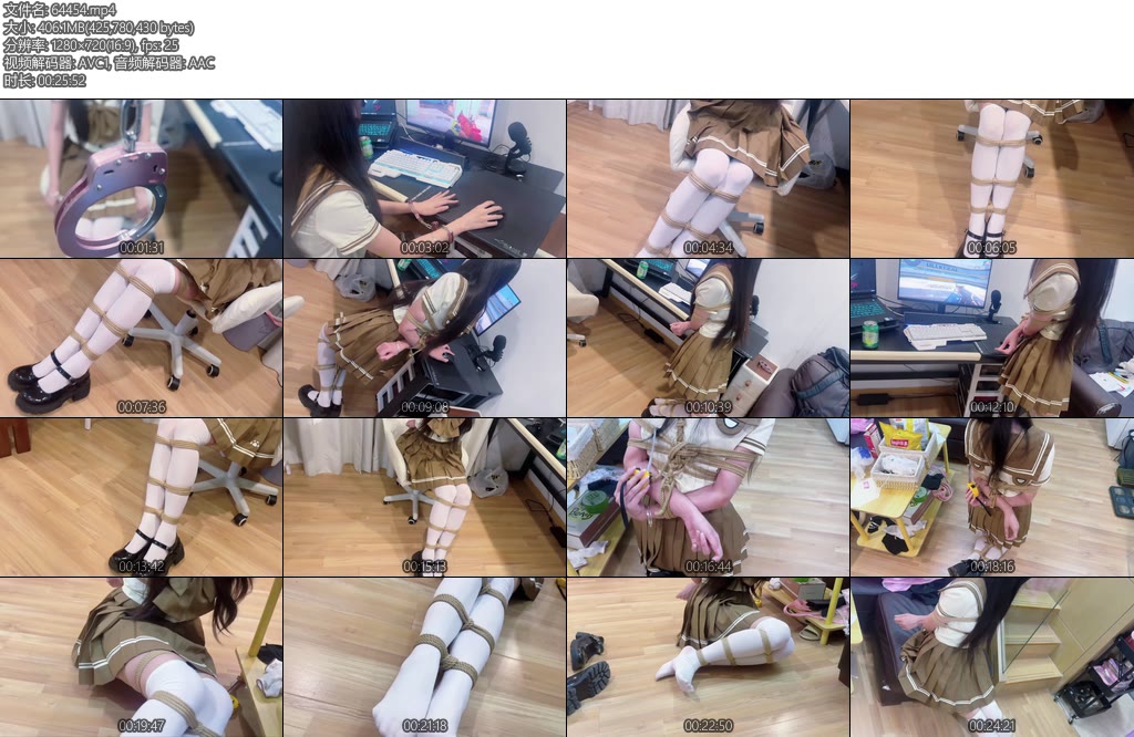 [wokunle] 困困想困高 困困三十七弹微剧情之网瘾少女被家教老师闺蜜惩罚绑着打游戏-丝依依