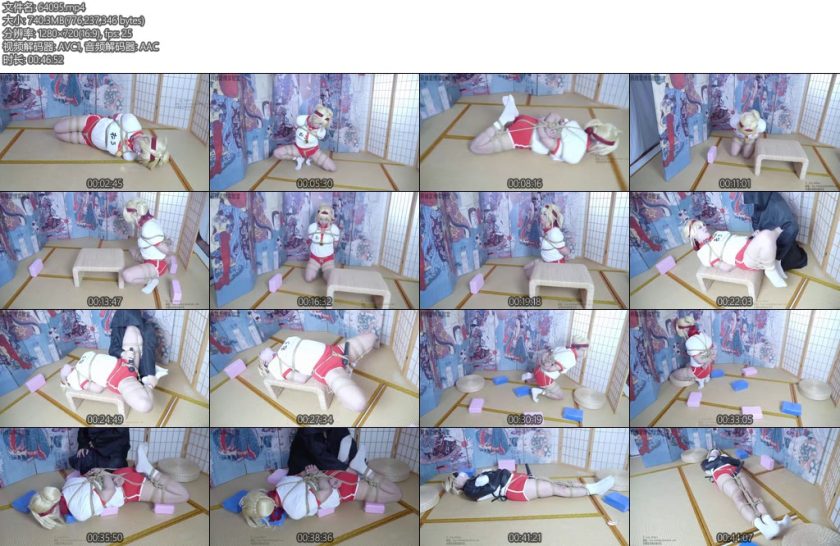 [莉雅原创] 神秘的运动挑战cosplay白袜紧缚强膏棒子蛋蛋啵啵贝-丝依依