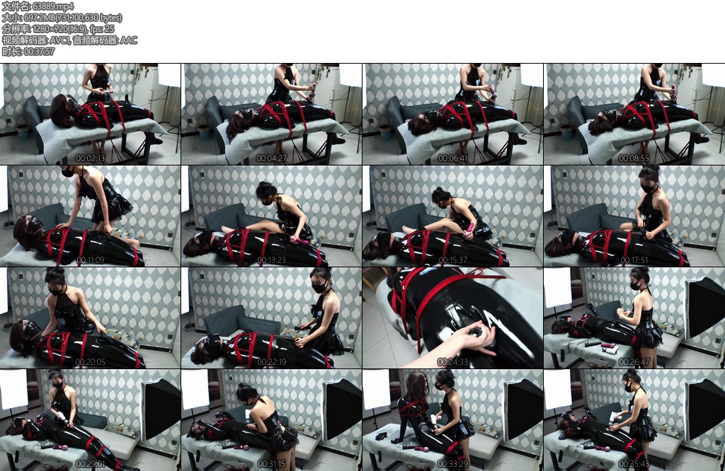 [美美的丝] 安安与月月红绳乳胶玩偶被捆绑禁锢在桌子上肉丝恶魔女王强势控制玩弄榨汁口球堵嘴胶带封嘴无处不在的终极挑逗玩偶努力挣扎被捆绑的身躯想迎合女王但是女王依然专注控制与榨汁完全不理会乳胶玩偶的任何感受只会专心的进行严厉的培训-丝依依