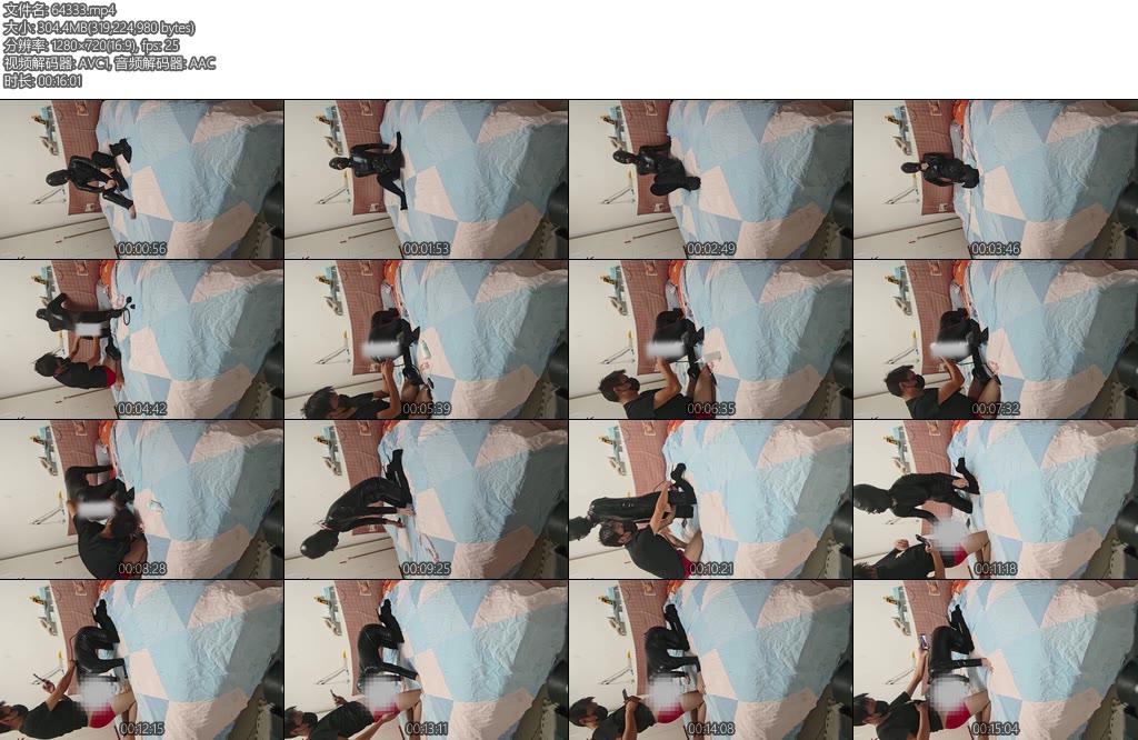 [胶胶女] 连体皮衣过膝长靴强制gc-丝依依
