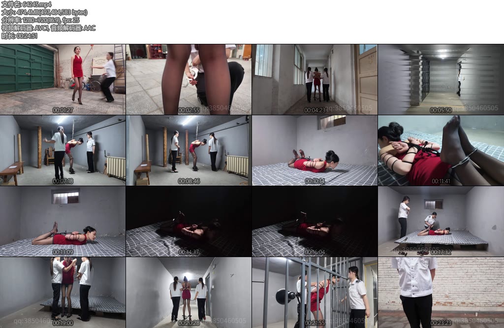[忘忧社] 恶魔的毁灭下集本剧由知名模特雅熙首次合作拍摄陈红被二次抓捕为了惩罚对她更加严厉铐上了后手观音铐并且吊起来鞭打驷马放置口伽等刑讯手段最终陈红被判处死刑立即执行-丝依依