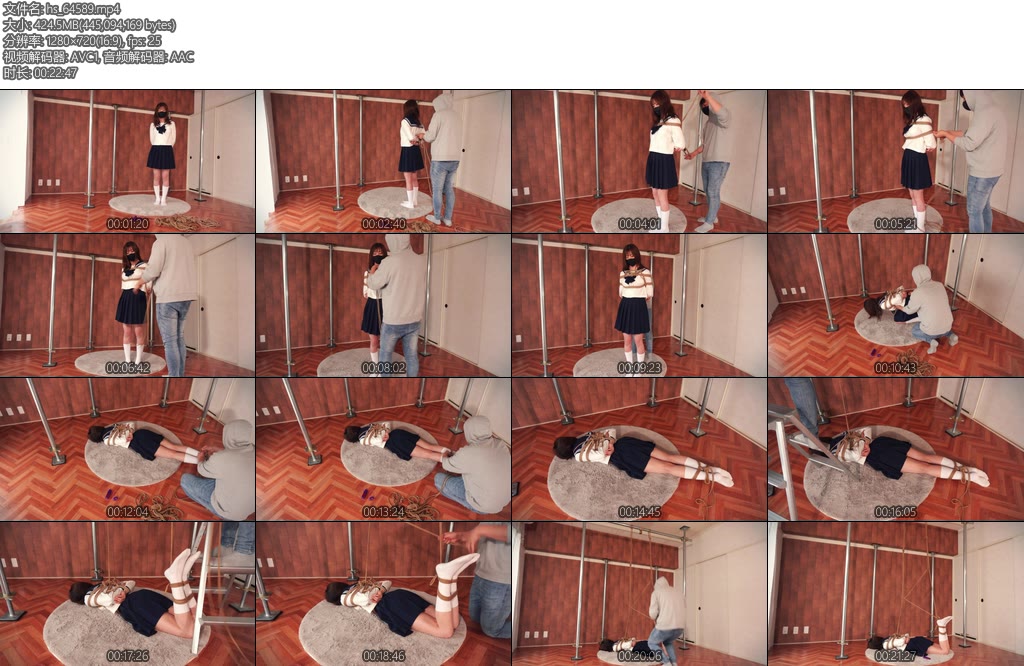 [亚洲绳艺] 縛られていくカラダ 女の子を造形物と化すまでA Body Being Bound Turning a Girl into an Object-丝依依